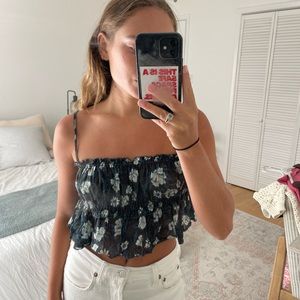 free people floral top